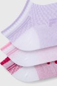 Дитячі шкарпетки Fila 3-pack колір фіолетовий (3207096) Дитячі шкарпетки Fila 3-pack колір фіолетовий (3207096)