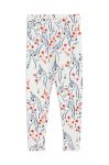 Дитячі легінси Mini Rodini колір білий візерунок Дитячі легінси Mini Rodini колір білий візерунок