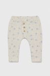 Легінси для немовлят United Colors of Benetton колір бежевий візерунок Легінси для немовлят United Colors of Benetton колір бежевий візерунок
