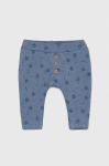 Легінси для немовлят United Colors of Benetton візерунок колір блакитний Легінси для немовлят United Colors of Benetton візерунок колір блакитний
