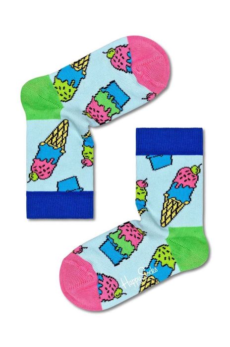 Дитячі шкарпетки Happy Socks Kids Ice Cream колір блакитний