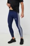 Легінси для тренувань adidas Performance Techfit колір синій з принтом Легінси для тренувань adidas Performance Techfit колір синій з принтом