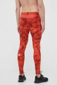 Легінси для тренувань adidas Performance Paris Techfit колір помаранчевий візерунок Легінси для тренувань adidas Performance Paris Techfit колір помаранчевий візерунок