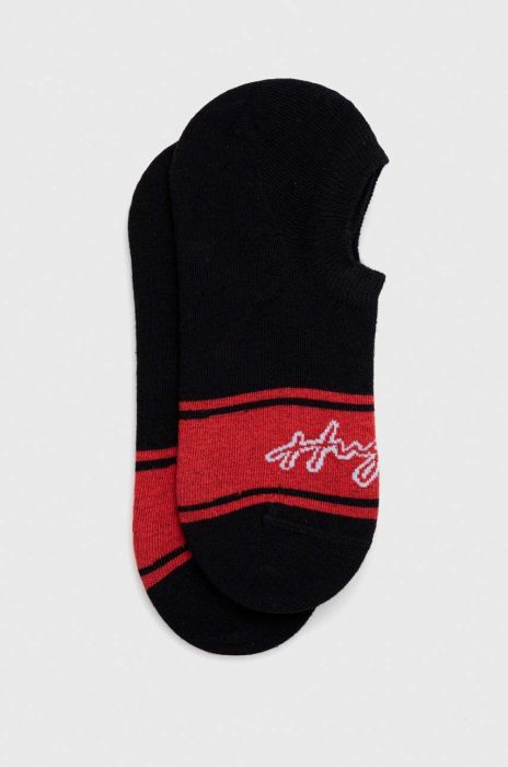 Шкарпетки HUGO 2-pack чоловічі колір чорний (3204867) Шкарпетки HUGO 2-pack чоловічі колір чорний (3204867)