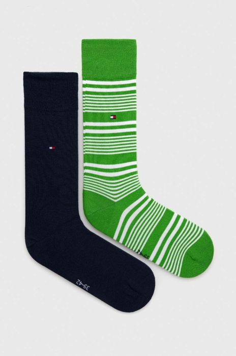 Шкарпетки Tommy Hilfiger 2-pack чоловічі колір зелений (3003972) Шкарпетки Tommy Hilfiger 2-pack чоловічі колір зелений (3003972)