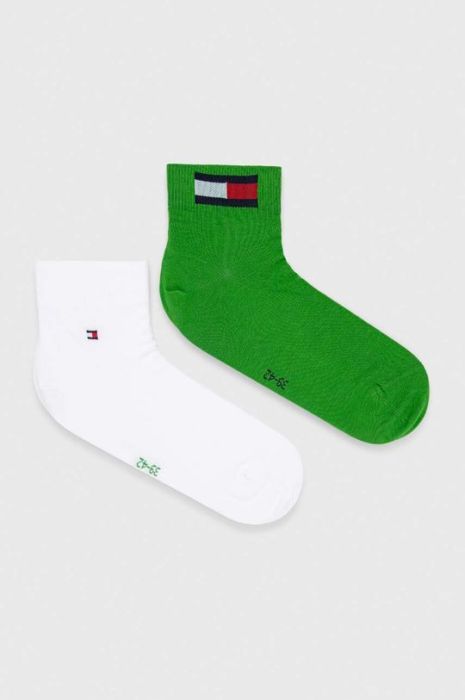Шкарпетки Tommy Hilfiger 2-pack чоловічі колір зелений (3170415) Шкарпетки Tommy Hilfiger 2-pack чоловічі колір зелений (3170415)