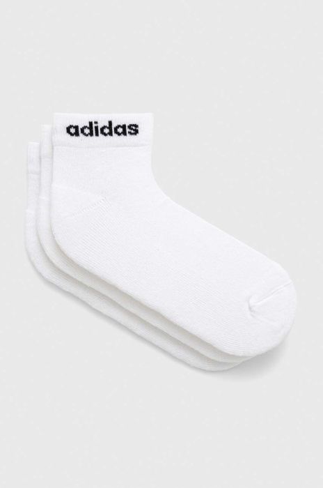 Шкарпетки adidas 3-pack колір білий (2996408)