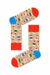 Шкарпетки Happy Socks Light Brown колір бежевий