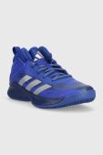 Дитячі кросівки adidas Originals Cross Em Up 5 K Wid колір блакитний Дитячі кросівки adidas Originals Cross Em Up 5 K Wid колір блакитний