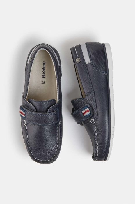 Дитячі шкіряні мокасини Mayoral колір синій (2961132) Дитячі шкіряні мокасини Mayoral колір синій (2961132)
