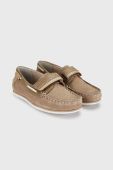 Дитячі замшеві мокасини Mayoral колір коричневий Дитячі замшеві мокасини Mayoral колір коричневий