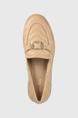Мокасини Aldo Haya жіночі колір бежевий на плоскому ходу