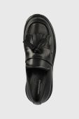 Шкіряні мокасини Vagabond Shoemakers COSMO 2.0 жіночі колір чорний на платформі 5449.201.20
