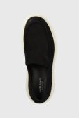 Замшеві мокасини Vagabond Shoemakers Stacy жіночі колір чорний на платформі 5522.150.20 Замшеві мокасини Vagabond Shoemakers Stacy жіночі колір чорний на платформі 5522.150.20