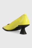 Шкіряні туфлі Vagabond Shoemakers TILLY колір зелений каблук блок 5518.001.54 Шкіряні туфлі Vagabond Shoemakers TILLY колір зелений каблук блок 5518.001.54