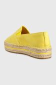 Замшеві еспадрилі Tommy Hilfiger TH SUEDE FLATFORM ESPADRILLE колір білий на платформі FW0FW07069