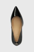Шкіряні туфлі Guess DAFNE13 колір чорний FL7D13 PAT08 Шкіряні туфлі Guess DAFNE13 колір чорний FL7D13 PAT08