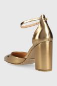 Туфлі Guess Kiella колір золотий каблук блок FL5KIE LEL03 GOLD