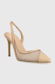 Туфлі Guess Piano колір бежевий FL5PNO LEA05 NUDE Туфлі Guess Piano колір бежевий FL5PNO LEA05 NUDE
