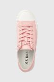 Кеди Guess Pranze жіночі колір рожевий Кеди Guess Pranze жіночі колір рожевий