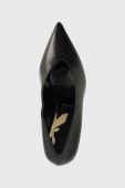 Шкіряні туфлі Patrizia Pepe колір чорний