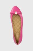 Шкіряні балетки MICHAEL Michael Kors Andrea колір рожевий  40R3ANFP1L