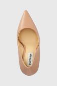 Шкіряні туфлі Steve Madden Vaze колір бежевий Шкіряні туфлі Steve Madden Vaze колір бежевий