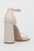 Шкіряні сандалі Steve Madden Airy колір бежевий SM19000021 Шкіряні сандалі Steve Madden Airy колір бежевий SM19000021