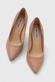 Шкіряні туфлі Steve Madden Ladybug колір бежевий SM19000022 (3024269)
