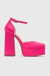 Туфлі Steve Madden Tamy колір рожевий каблук блок SM11002323 Туфлі Steve Madden Tamy колір рожевий каблук блок SM11002323