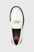 Шкіряні туфлі Love Moschino Scarpad City 40 жіночі колір білий на платформі JA10064G1G