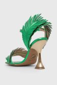Шкіряні сандалі Baldowski колір зелений Шкіряні сандалі Baldowski колір зелений