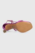 Шкіряні сандалі Baldowski колір фіолетовий Шкіряні сандалі Baldowski колір фіолетовий