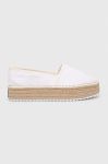 Еспадрилі Tommy Jeans FLATFORM ESPADRILLE колір білий на платформі EN0EN02078 Еспадрилі Tommy Jeans FLATFORM ESPADRILLE колір білий на платформі EN0EN02078