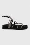 Сандалі Chiara Ferragni CF3148_001 жіночі колір чорний CF CABLE SANDAL
