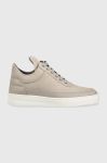 Замшеві кросівки Filling Pieces Low Top Ripple Nubuck колір бежевий 25122842003 25122842003-2003