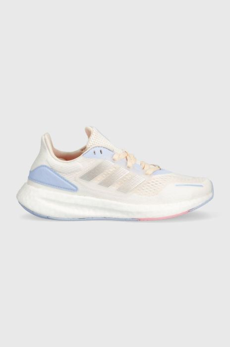 Бігові кросівки adidas Performance Pureboost 22 HEAT.RDY колір бежевий Бігові кросівки adidas Performance Pureboost 22 HEAT.RDY колір бежевий
