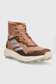 Черевики adidas TERREX Hiker Rain.RDY Mid жіночі колір коричневий злегка утеплена