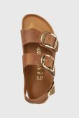 Шкіряні сандалі Birkenstock Milano Big Buckle жіночі колір коричневий 1024067 1024067-Cognac Шкіряні сандалі Birkenstock Milano Big Buckle жіночі колір коричневий 1024067 1024067-Cognac