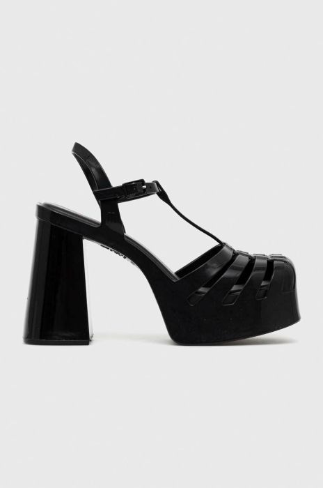 Сандалі Melissa MELISSA PARTY HEEL AD колір чорний M.33818.AH847 Сандалі Melissa MELISSA PARTY HEEL AD колір чорний M.33818.AH847