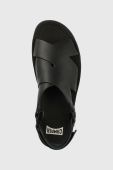 Шкіряні сандалі Camper Oruga Up жіночі колір чорний на платформі K201399.001