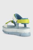 Шкіряні сандалі Camper Oruga Up жіночі на платформі K201037.029 колір барвистий