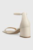 Шкіряні сандалі Steve Madden Low tide колір бежевий SM19000023 Шкіряні сандалі Steve Madden Low tide колір бежевий SM19000023