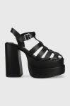 Шкіряні сандалі Steve Madden Carlita колір чорний SM11002385 Шкіряні сандалі Steve Madden Carlita колір чорний SM11002385