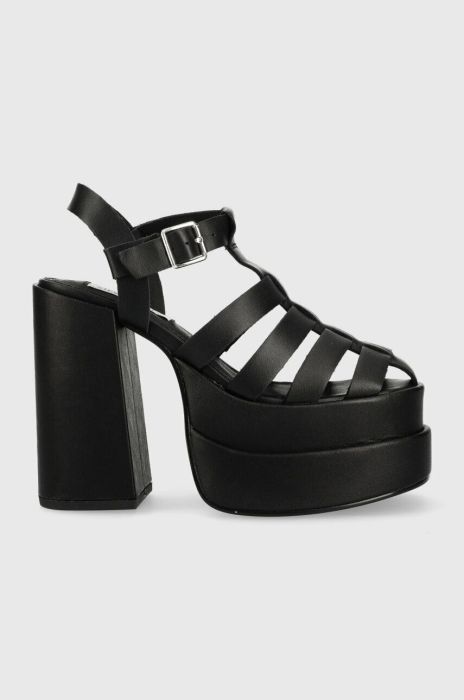 Шкіряні сандалі Steve Madden Carlita колір чорний SM11002385 Шкіряні сандалі Steve Madden Carlita колір чорний SM11002385