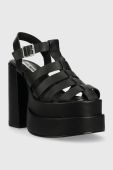 Шкіряні сандалі Steve Madden Carlita колір чорний SM11002385 Шкіряні сандалі Steve Madden Carlita колір чорний SM11002385