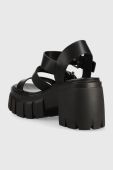 Сандалі Steve Madden Locate жіночі колір чорний каблук блок SM11002525 Сандалі Steve Madden Locate жіночі колір чорний каблук блок SM11002525