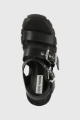Сандалі Steve Madden Locate жіночі колір чорний каблук блок SM11002525 Сандалі Steve Madden Locate жіночі колір чорний каблук блок SM11002525