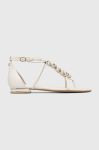 Шкіряні сандалі Guess CADHA жіночі колір білий FL6CDH LEA21