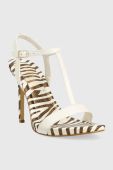 Шкіряні сандалі Guess FACY колір білий FL6FAC LEA03 Шкіряні сандалі Guess FACY колір білий FL6FAC LEA03